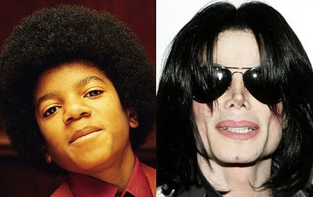 Resultado de imagen de michael jackson before and after