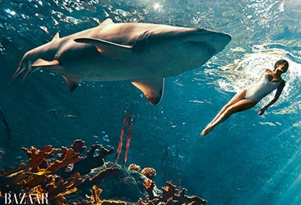 Rihanna plastic surgery 1 swimming with sharks