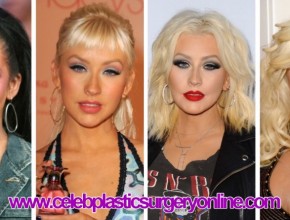 Christina Aguilera before and after plastic surgery 2015