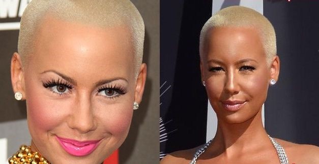 Amber Rose before and after nose job