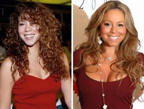 Mariah Carey before and after breast augmentation