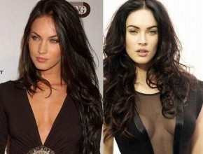 Megan Fox before and after breast augmentation