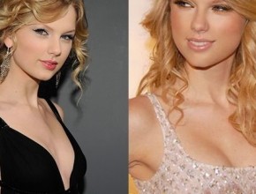 Taylor Swift before and after breast augmentation