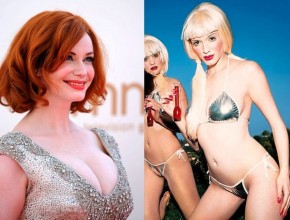 Christina Rene Hendricks before and after breast augmentation