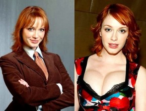 Christina Rene Hendricks before and after breast augmentation