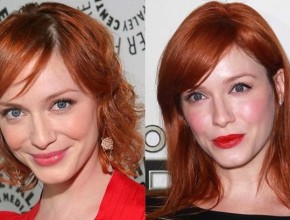 Christina Rene Hendricks before and after nose job