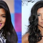Kourtney Kardashian before and after nose job
