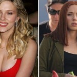 Scarlett Johansson before and after breast reduction