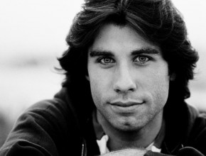 Young John Travolta before plastic surgery