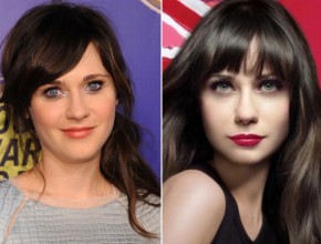 Zooey Deschanel before and after plastic surgery 02