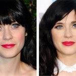 Zooey Deschanel before and after plastic surgery 03