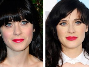 Zooey Deschanel before and after plastic surgery 03