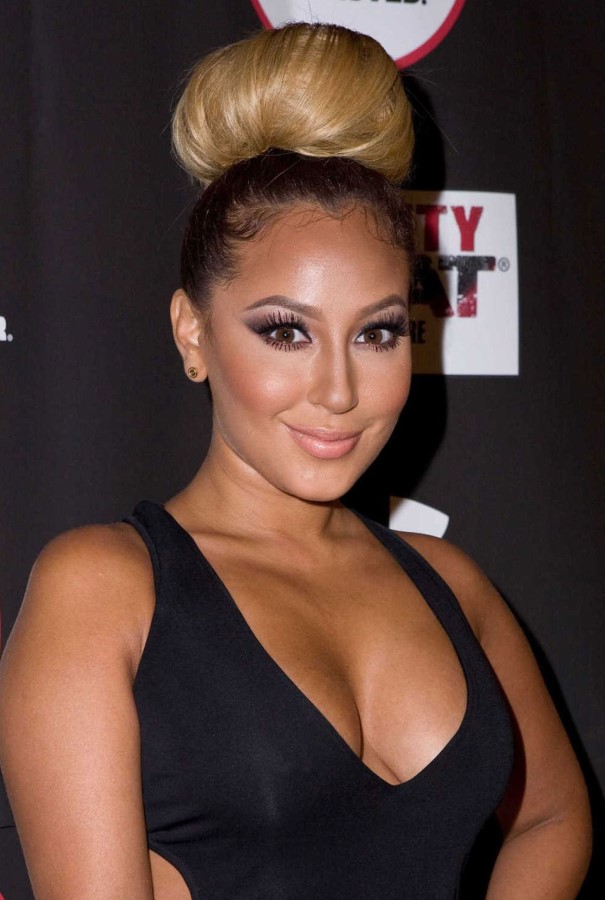 Adrienne Bailon after breast augmentation