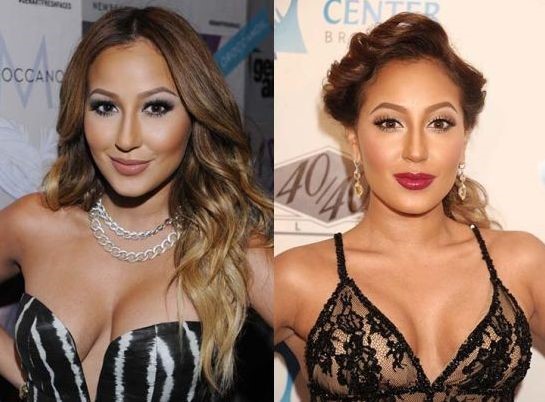 Adrienne Bailon before and after nose job