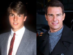 Tom Cruise then and now