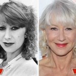 Helen Mirren then and now