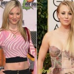 Kaley Cuoco before and after breast augmentation