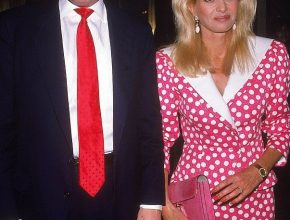 Donald and Ivana Trump before plastic surgery (1)