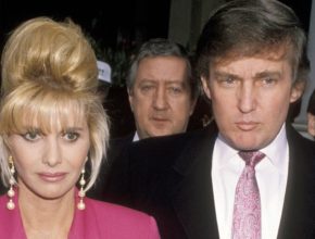 Donald and Ivana Trump before plastic surgery (3)