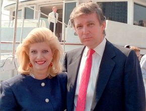 Donald and Ivana Trump before plastic surgery (9)