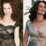 Andie Macdowell before and after plastic surgery 25