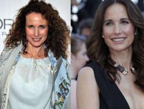 Andie Macdowell before and after plastic surgery 26