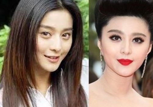Fan Bingbing before and after plastic surgery 9.
