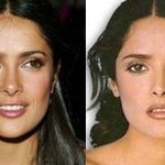 Salma Hayek before and after plastic surgery 44