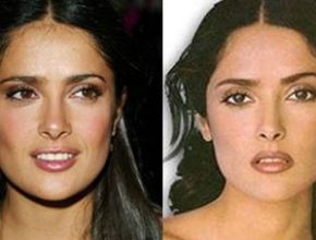 Salma Hayek before and after plastic surgery 44