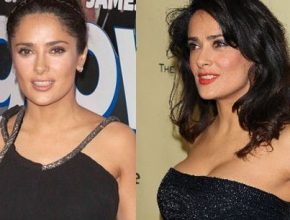 Salma Hayek before and after plastic surgery 45
