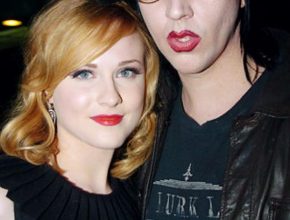 Evan Rachel Wood plastic surgery (12) with Marylin Manson