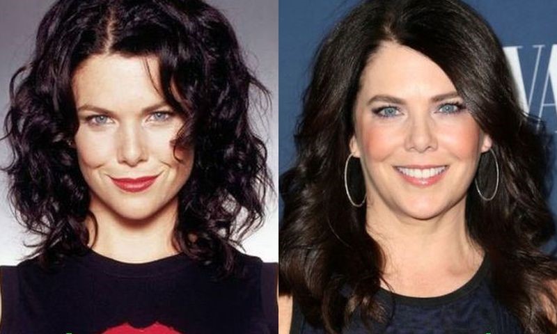 Lauren Graham before and after plastic surgery (39) .