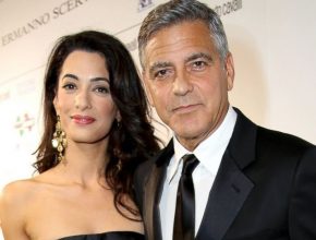 Amal Clooney plastic surgery (18) with George Clooney
