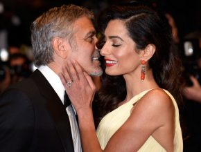 Amal Clooney plastic surgery (2) with George Clooney